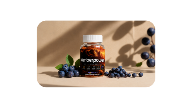 Amberpower Shilajit Gummies: energia costante, testa lucida, routine semplice