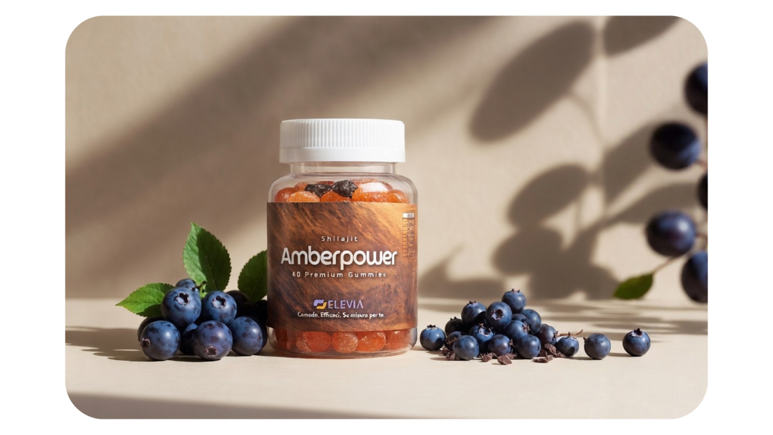 Amberpower Shilajit Gummies: energia costante, testa lucida, routine semplice