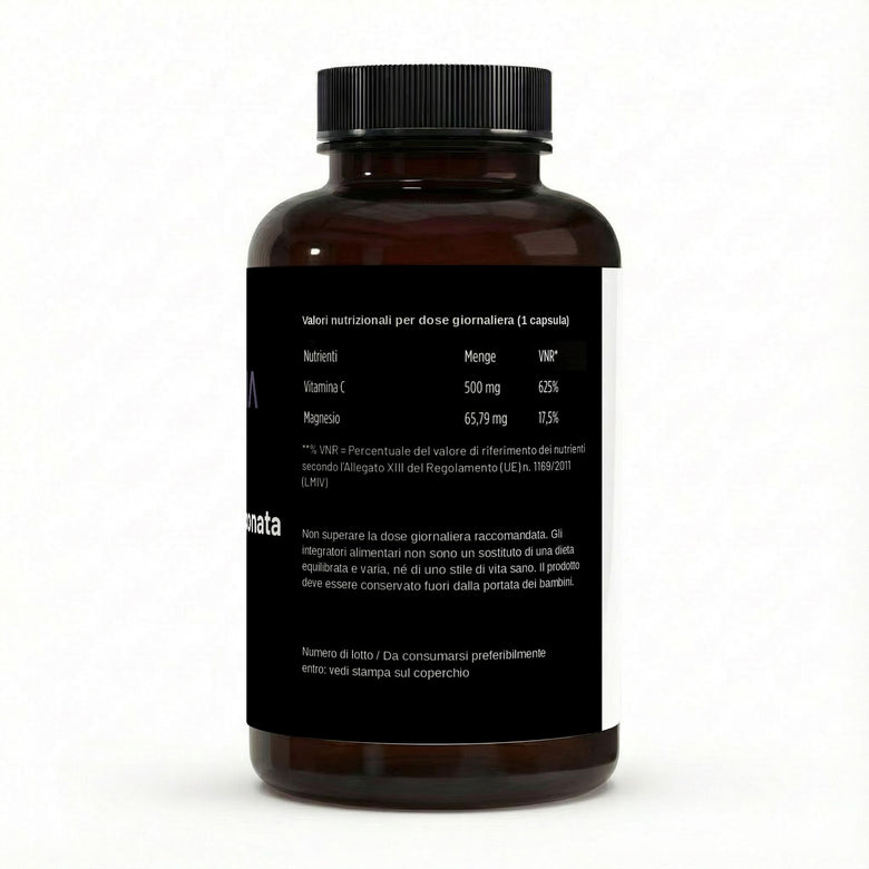 Buffered Vitamin C 500mg + Magnesium - 240 Capsules