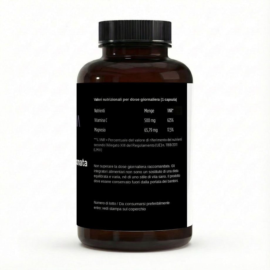 Buffered Vitamin C 500mg + Magnesium - 240 Capsules