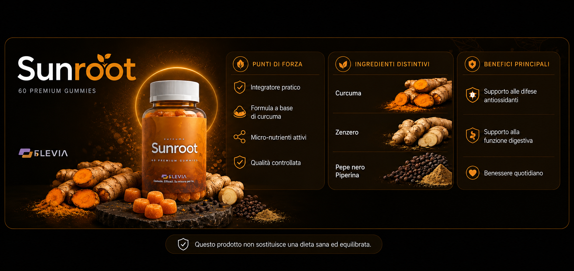 Sunroot - punti di forza, ingredienti distintivi e benefici principali